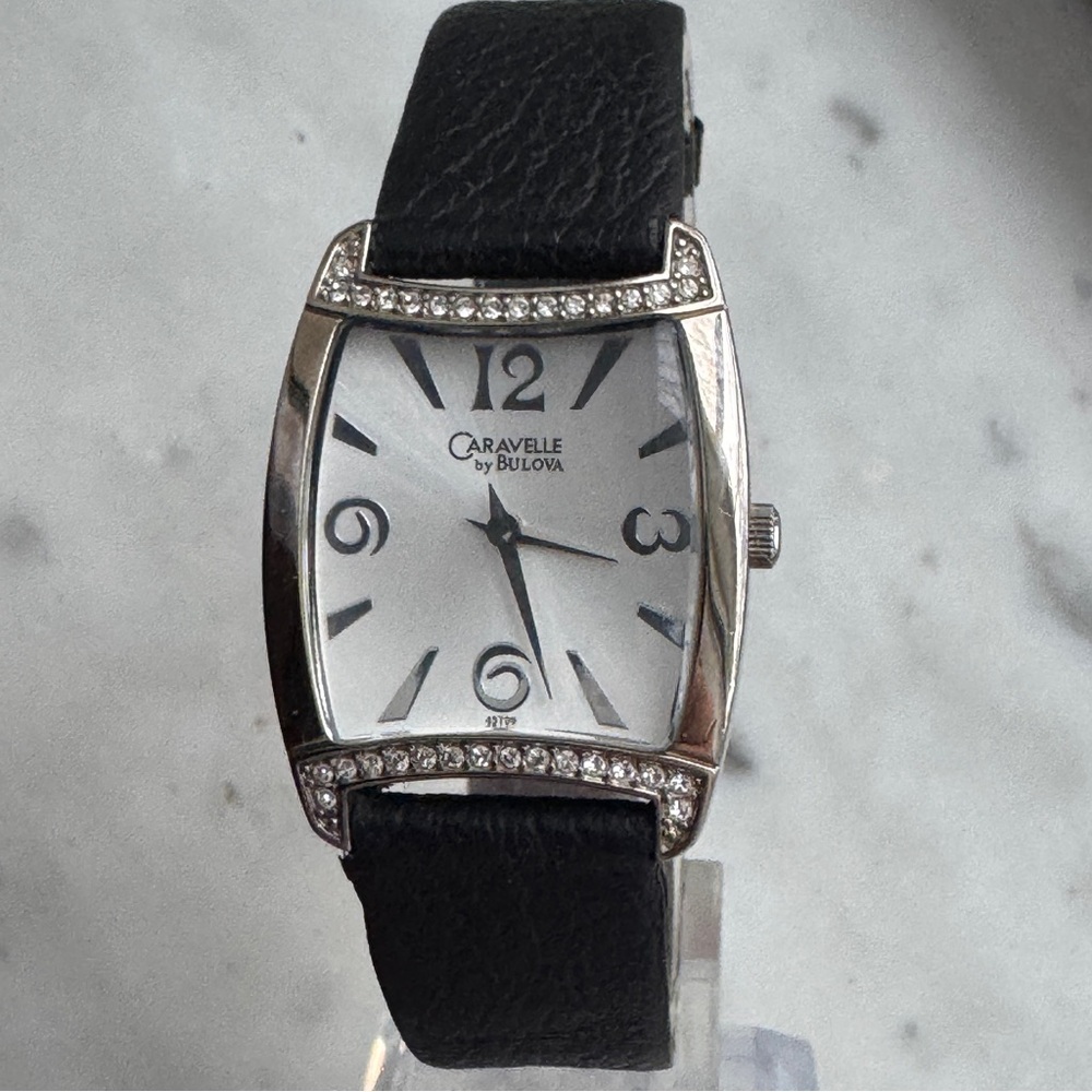 Caravelle by Bulova 43T09 w/ Decorative Crystals and a New Battery